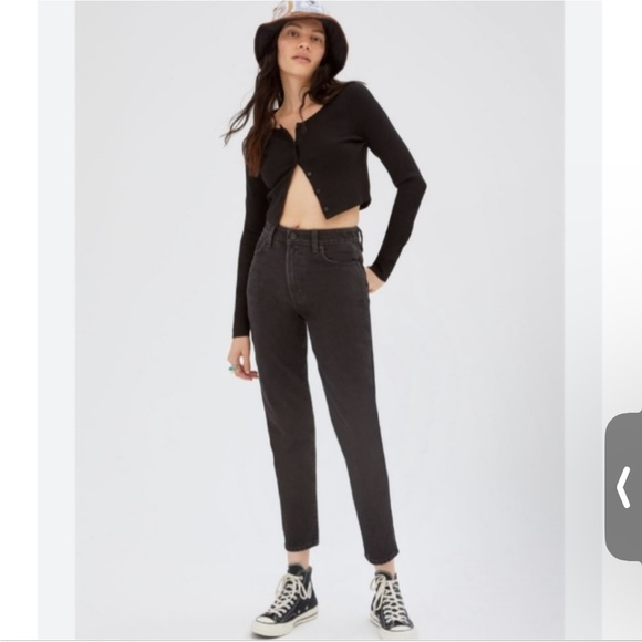 Sunday Best NWOT black high rise straight leg jeans - Picture 5 of 13